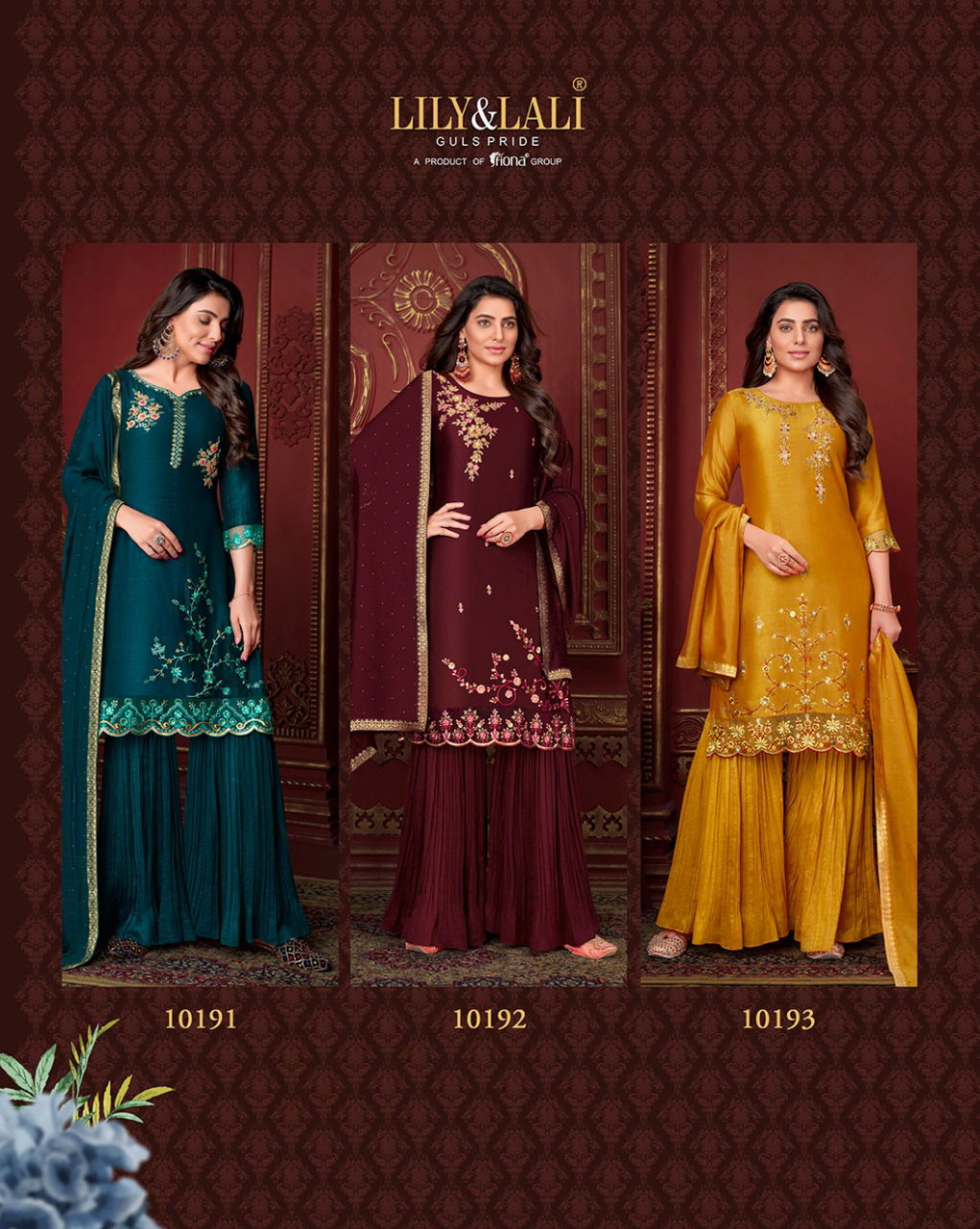 Lily And Lali Malang Festive Wear Wholesale Ready Made Suit Collection